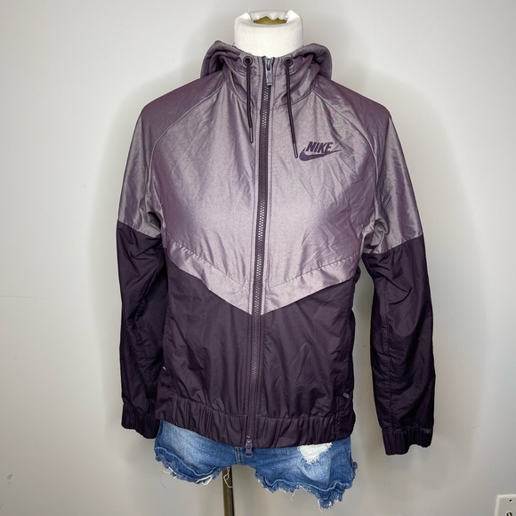 Coats | Nike Purple Rain Coat 